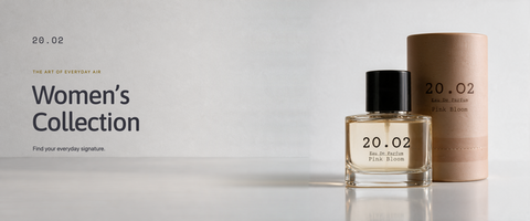 20.O2 Women's Perfumes — approved desktop collection banner.