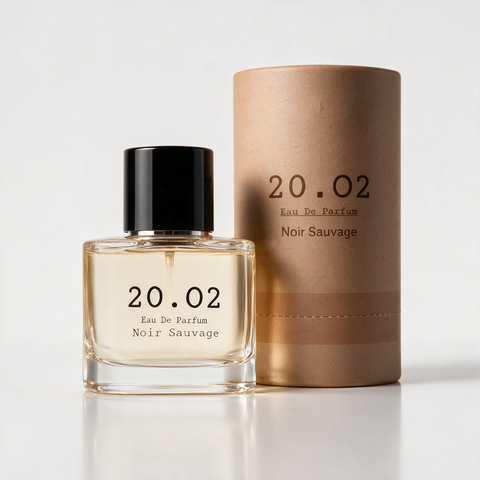 Noir Sauvage by 20.O2, eau de parfum at 25 to 30% concentration