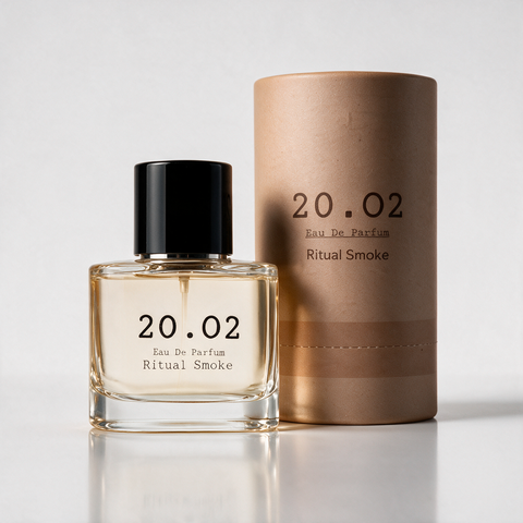 Ritual Smoke by 20.O2, eau de parfum at 25 to 30% concentration