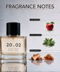 Alpha Man perfume bottle by 20.O2, made in the UAE