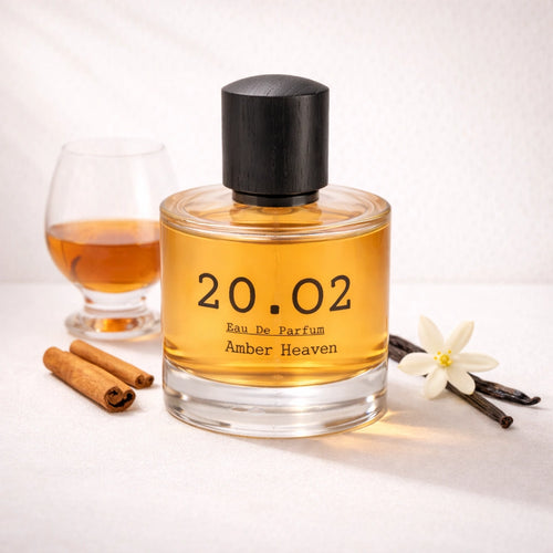 Amber Heaven Perfume Bottle Angled — 20.O2