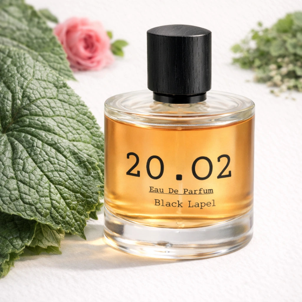 Black Lapel Eau de Parfum — Black Pepper, Rose & Amber | 20.O2