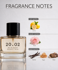Dessert Rose perfume bottle by 20.O2, made in the UAE