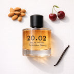 Forbidden Cherry Flat Lay — 20.O2 Eau de Parfum