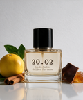 Golden Fortune eau de parfum by 20.O2 — grapefruit, cinnamon, leather and amber