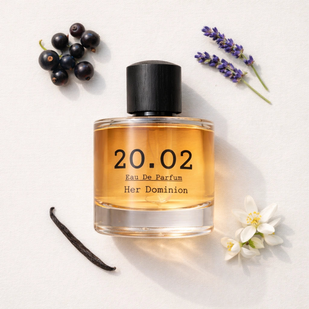 Her Dominion Flat Lay — 20.O2 Eau de Parfum