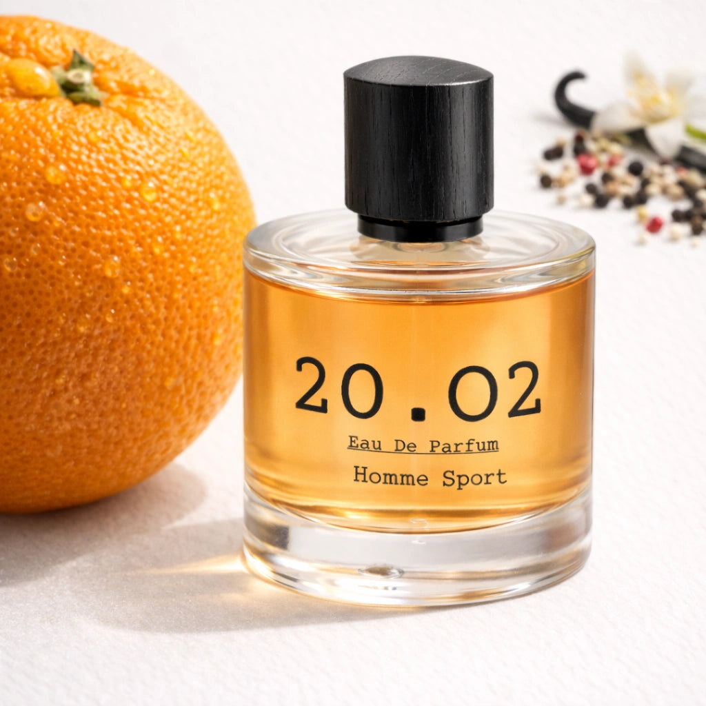 Homme Sport Eau de Parfum — Orange, Aldehydes & Musk | 20.O2