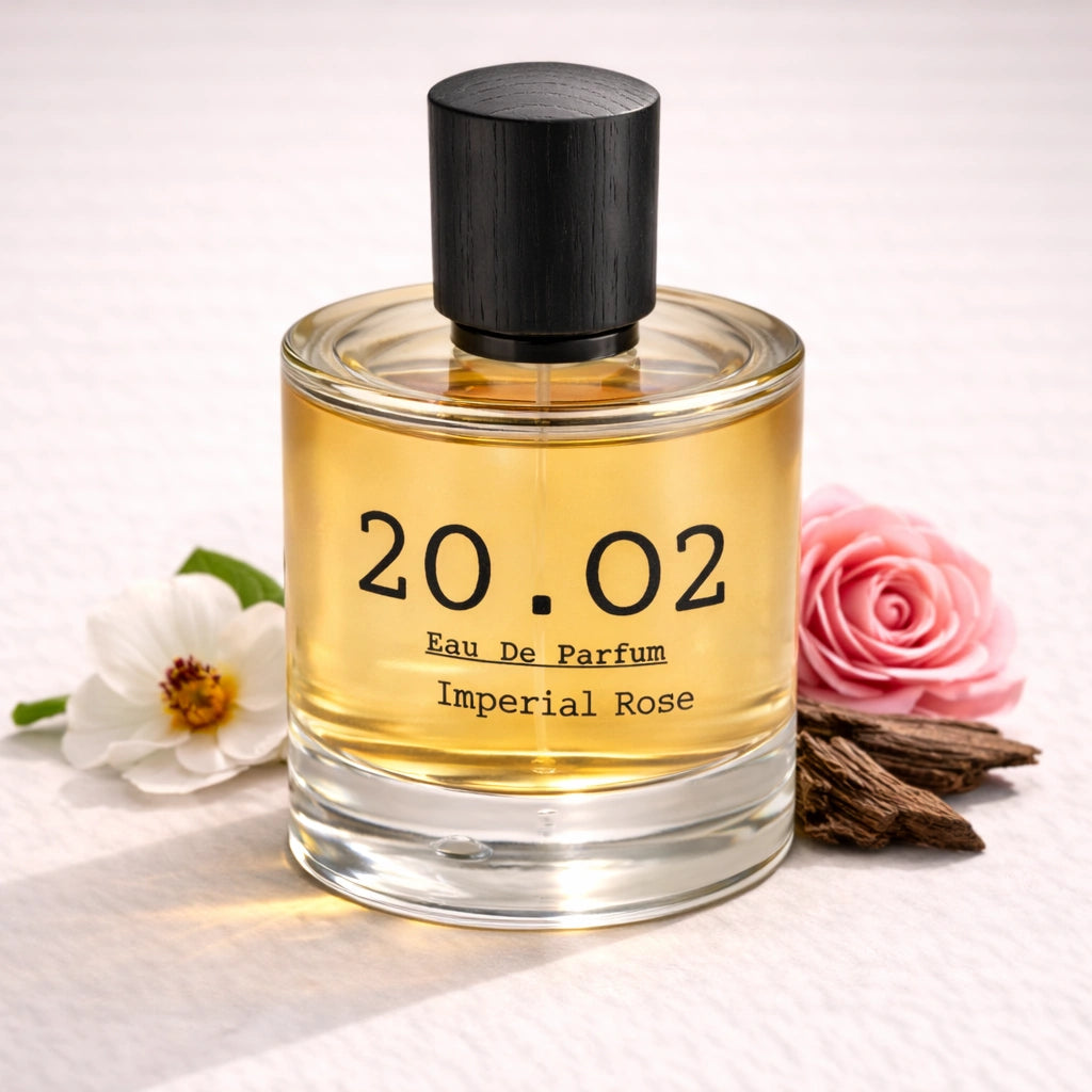 Imperial Rose Perfume Bottle Angled — 20.O2
