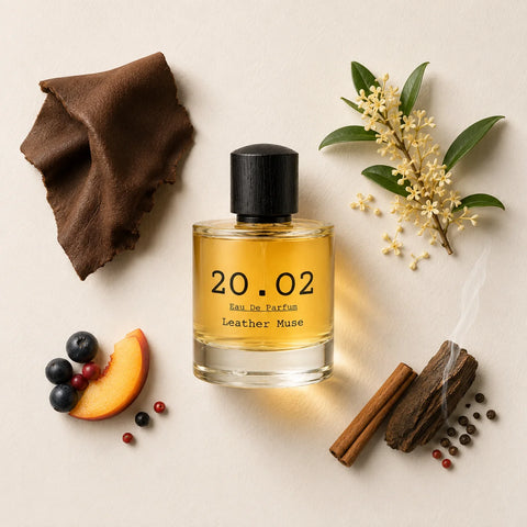 Leather Muse by 20.O2, flat lay