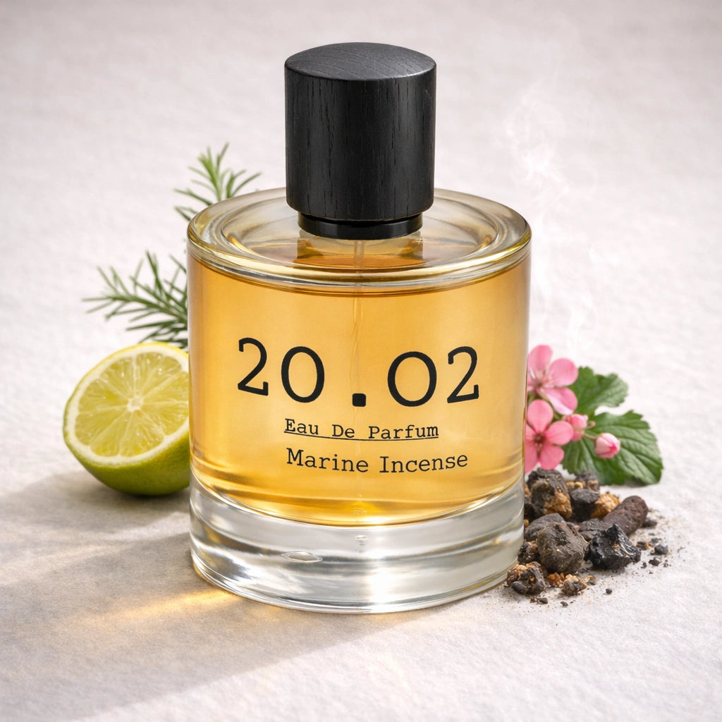 Marine Incense Perfume Bottle Angled — 20.O2