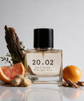 Midnight Blue eau de parfum by 20.O2 — grapefruit, ginger and cedar