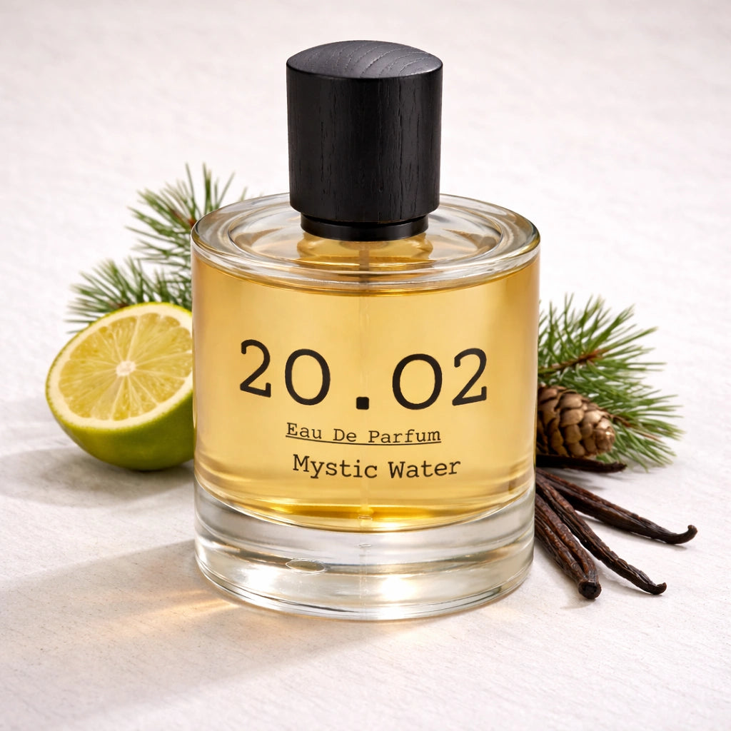 Mystic Water Perfume Bottle Angled — 20.O2