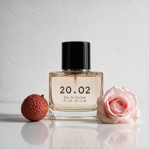 Pink Bloom eau de parfum by 20.O2 — lychee, rose and musk
