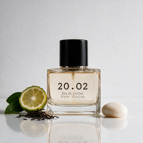 Pure Vision eau de parfum by 20.O2 — bergamot, black tea and ambrox
