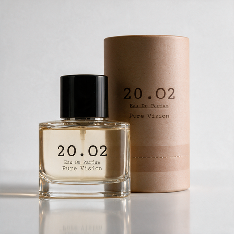 Pure Vision by 20.O2, eau de parfum at 25 to 30% concentration