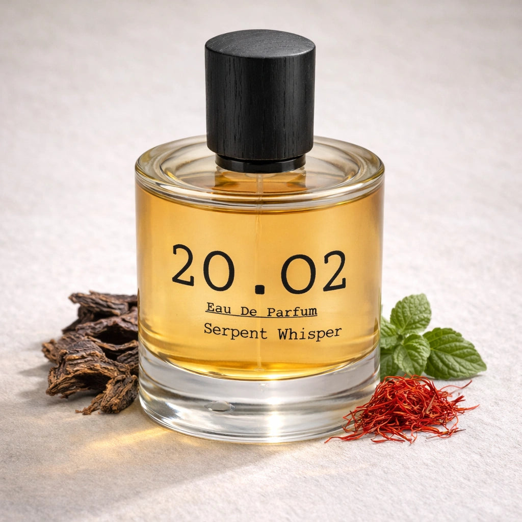 Serpent Whisper Perfume Bottle Angled — 20.O2