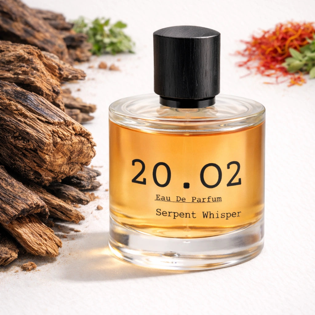 Serpent Whisper Eau de Parfum — Oud, Patchouli & Saffron | 20.O2