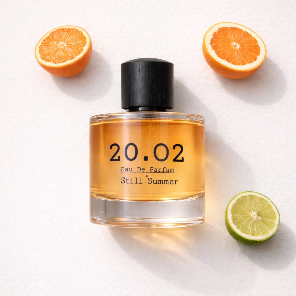 Still Summer Flat Lay — 20.O2 Eau de Parfum