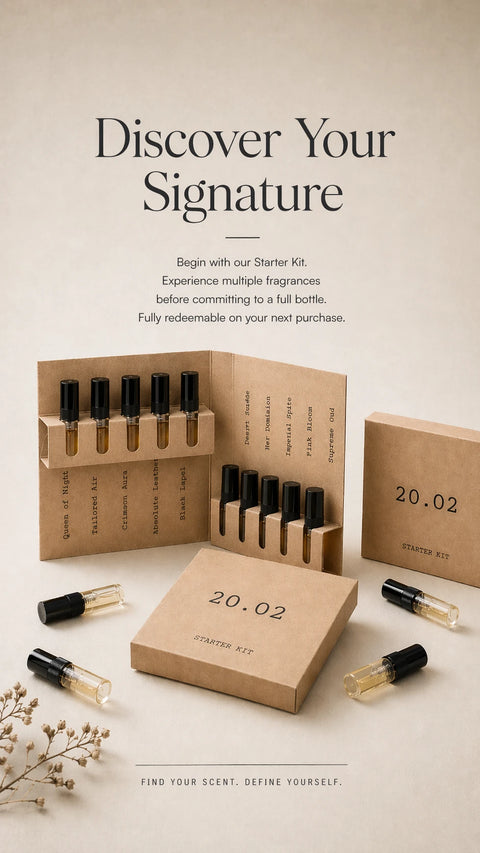 20.O2 Starter Kit — try premium fragrances before you buy