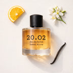 Sweet Bloom Flat Lay — 20.O2 Eau de Parfum