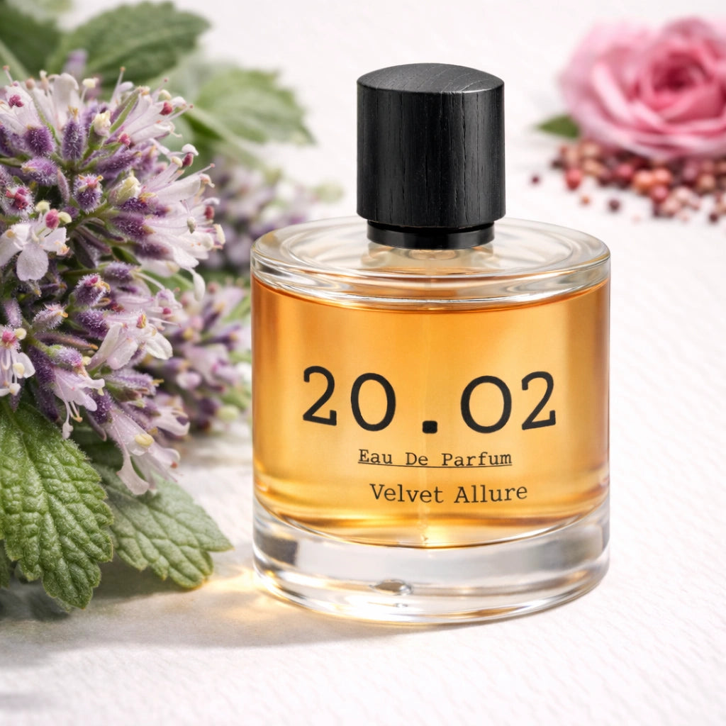 Velvet Allure Eau de Parfum — Bergamot, Iris & Amber | 20.O2