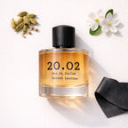 Velvet Leather Flat Lay — 20.O2 Eau de Parfum