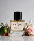Velvet Allure eau de parfum by 20.O2 — bergamot, pink pepper, iris, rose and amber