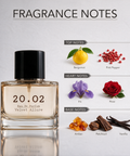 Velvet Allure perfume bottle by 20.O2, made in the UAE