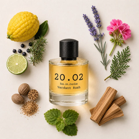 Verdant Rush by 20.O2, flat lay