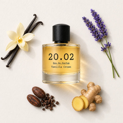 Vanilla Crown by 20.O2, flat lay